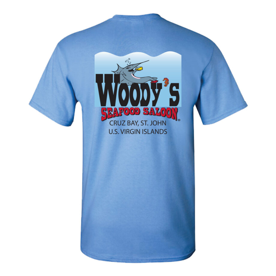 Water Logo Tee - Blue