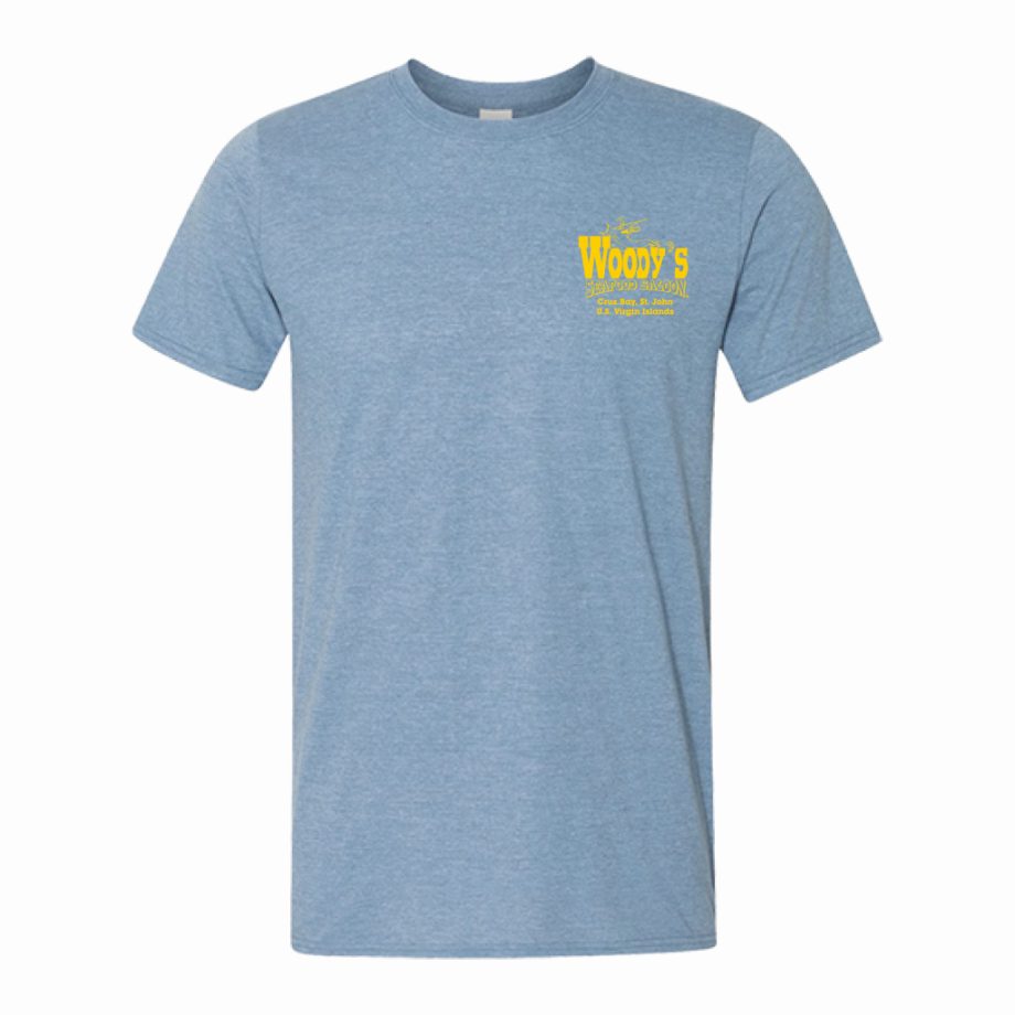 Heather Indigo VI Flag Tee