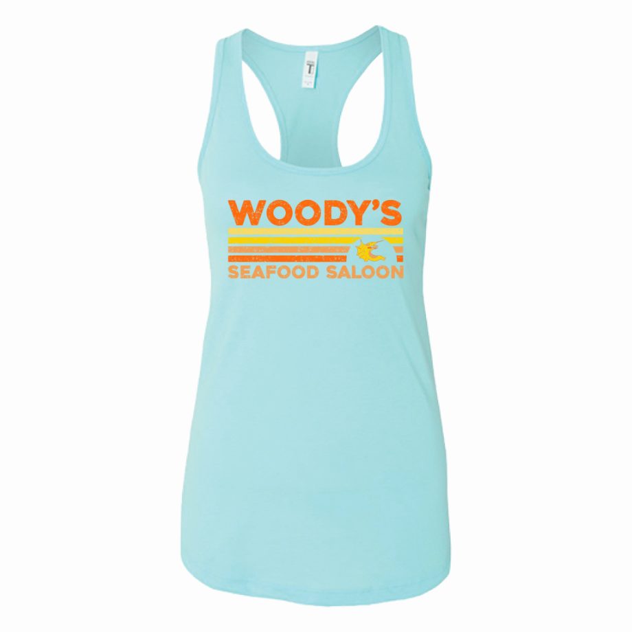 Woody's Ladies' Line Tank - Cancun